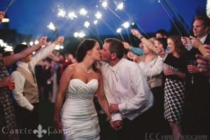 Sparkler Exit - E.C Campbell Photography