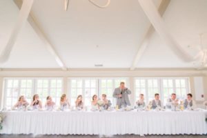 Straight head table | Christa Breaugh Photography