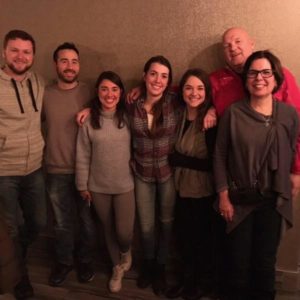 Amanda with Friends and Parents